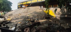 ਸੜਕ ਹਾਦਸੇ ਦਾ ਇਕ ਹੋਰ ਦ੍ਰਿਸ਼।