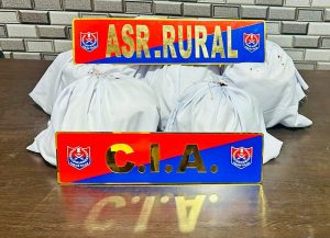 ਪੁਲੀਸ ਵੱਲੋਂ ਜੰਡਿਆਲਾ ਹਲਕੇ ਦੇ ਪਿੰਡ ਦੇਵੀਦਾਸਪੁਰਾ ਵਿੱਚੋਂ ਬਰਾਮਦ ਕੀਤੀ ਗਈ ਹੈਰੋਇਨ ਦੀ ਖੇਪ।