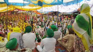 ਸੰਗਰੂਰ ਡੀ ਸੀ ਦਫਤਰ ਅੱਗੇ ਰੋਸ ਧਰਨੇ ਚ ਕਿਸਾਨਾਂ ਤੇ ਬੀਬੀਆਂ ਦਾ ਠਾਠਾਂ ਮਾਰਦਾ ਇਕੱਠ।